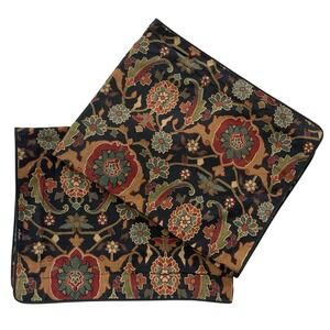 Vtg Chaps Ralph Lauren 2 Brompton Hall Jacobean Standard Shams Cases Traditional